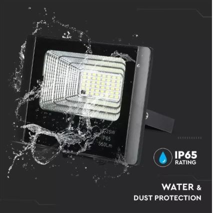LED Faro solare dimmerabile LED/12W/3,2V 6000K IP65 5000 mAh + telecomando