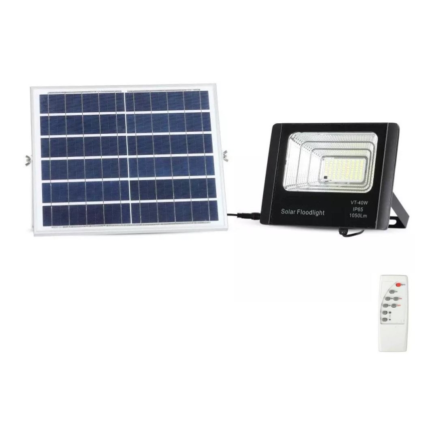 LED Faro solare dimmerabile LED/16W/3,2V 4000K IP65 10000 mAh + telecomando