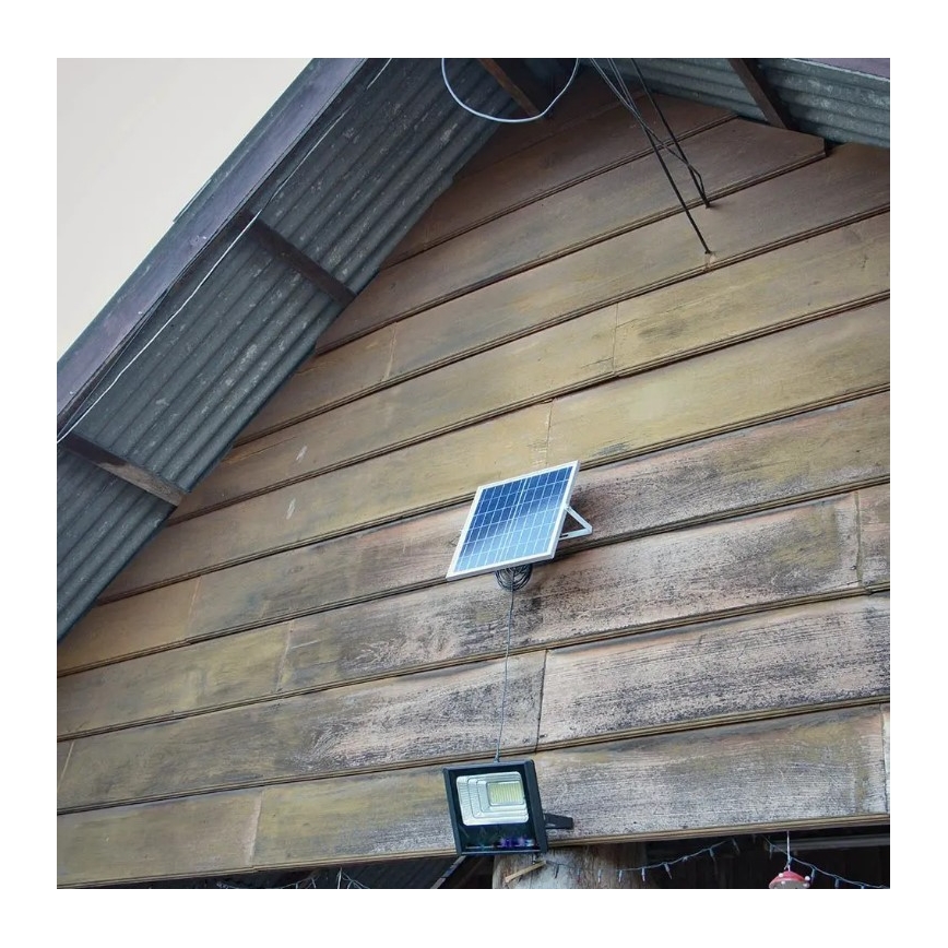 LED Faro solare dimmerabile LED/20W/6,4V 4000K IP65 10000 mAh + telecomando