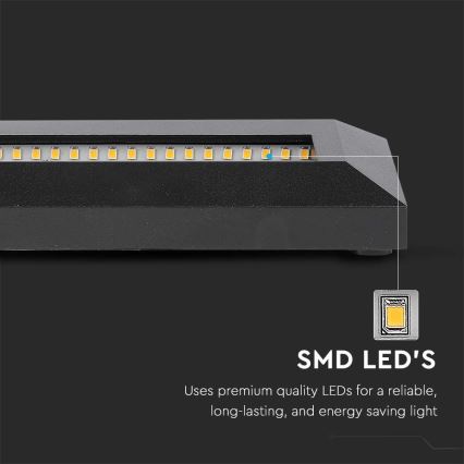 LED Illuminazione delle scale per esterni LED/3W/230V IP65 4000K nero