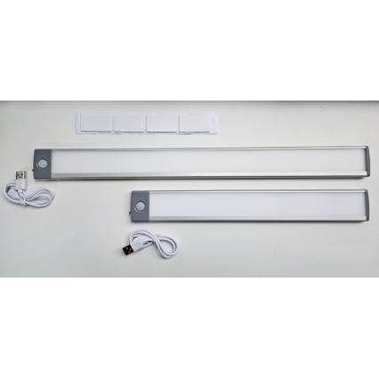 LED Illuminazione per mobili ricaricabile con sensore LED/2,5W/5V USB 800 mAh 4200K 32,5 cm