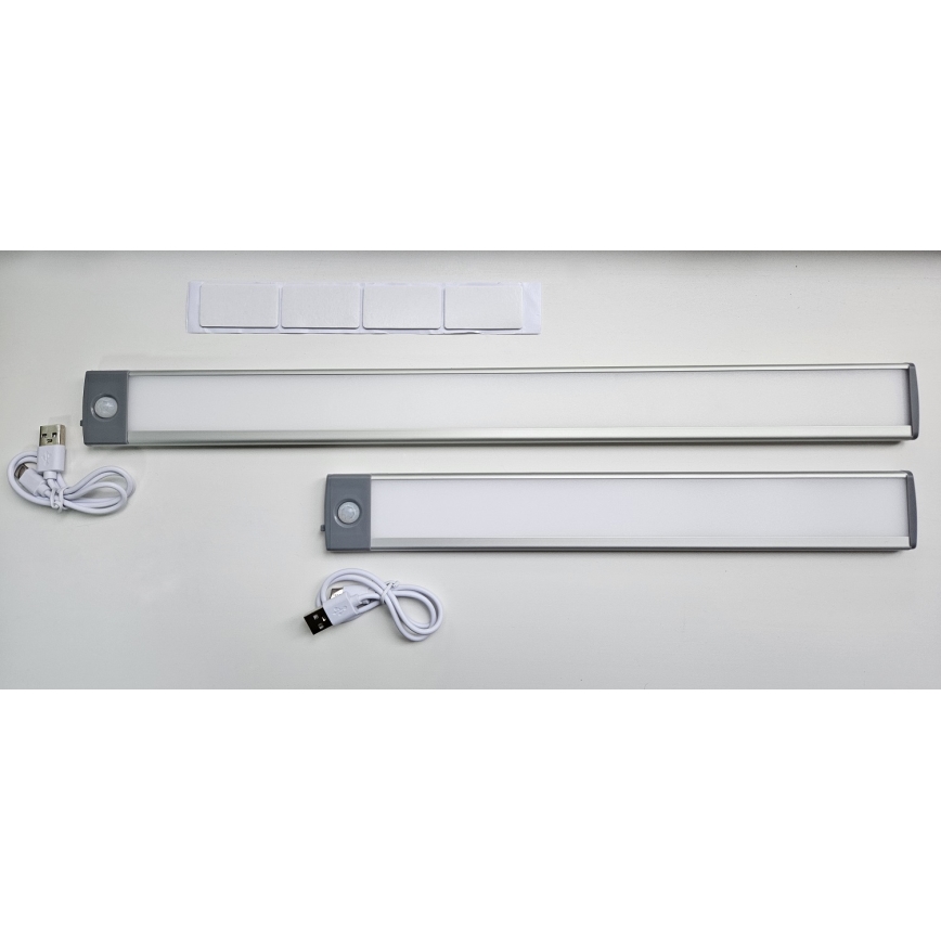LED Illuminazione per mobili ricaricabile con sensore LED/2,5W/5V USB 800 mAh 4200K 32,5 cm
