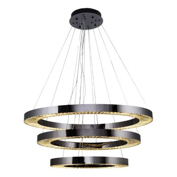 LED Lampada a sospensione JESI LED/99W/230V 3000K diametro 100 cm argento