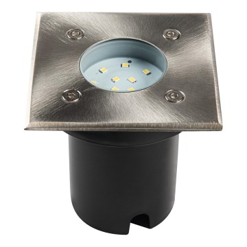LED lampada da incasso carrabile da esterno GORDO LED/1W/230V 9,5x9,5 cm IP67 acciaio inox