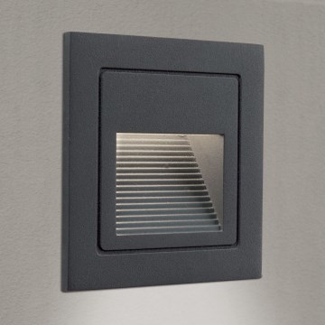 LED Lampada da incasso LORO LED/2W/230V IP65 antracite