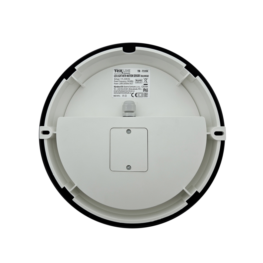 Lampada da parete LED dimmerabile per esterni con sensore di movimento LED/15/18/20W/230V 3000K/4000K/6500K IP65 nero/bianco