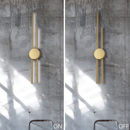 LED Lampada da parete LANA LED/15W/230V 4000K oro satinato