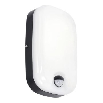 LED Lampada da parete per esterni con sensore di movimento e crepuscolare BAVANO LED/15W/230V 3000/4000/5700K IP54