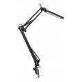LED lampada da tavolo dimmerabile a sfioramento flessibile con clip LED/10W/5/230V 3000/4000/6000K nera