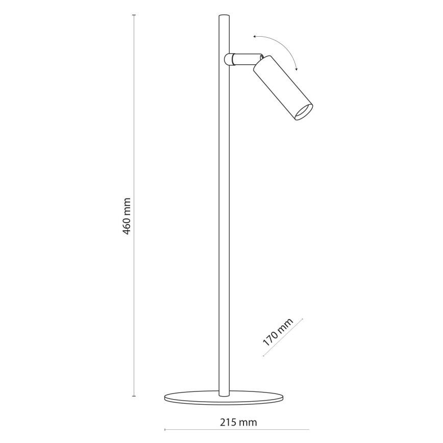 LED Lampada da tavolo LAGOS 1xG9/6W/230V 4000K bianco