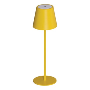 LED Lampada da tavolo ricaricabile dimmerabile INITA LED/1,2W/1800 mAh IP54 giallo