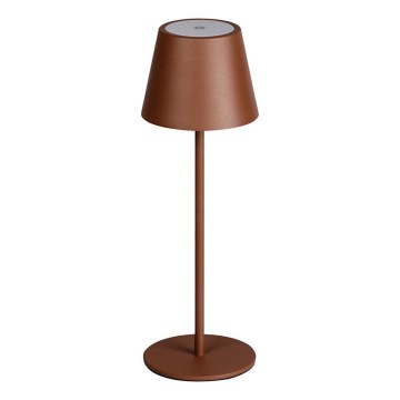 LED Lampada da tavolo ricaricabile dimmerabile INITA LED/1,2W/1800 mAh IP54 marrone