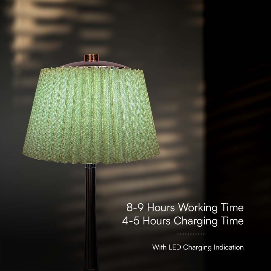 LED Lampada da tavolo touch ricaricabile e dimmerabile LED/1,5W/5V 3000/4000/6000K 1800 mAh verde