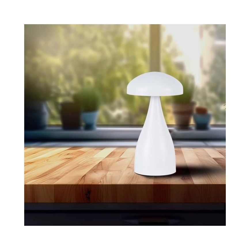LED Lampada da tavolo touch ricaricabile e dimmerabile LED/1W/5V 3000-6000K 1800 mAh bianco