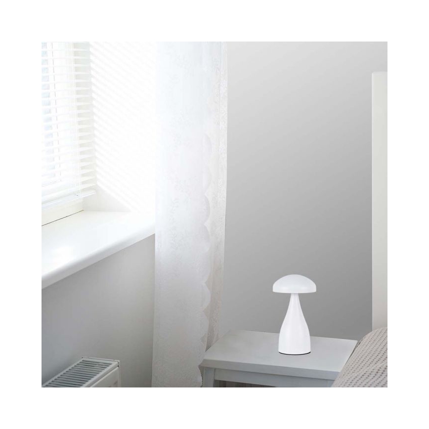 LED Lampada da tavolo touch ricaricabile e dimmerabile LED/1W/5V 3000-6000K 1800 mAh bianco