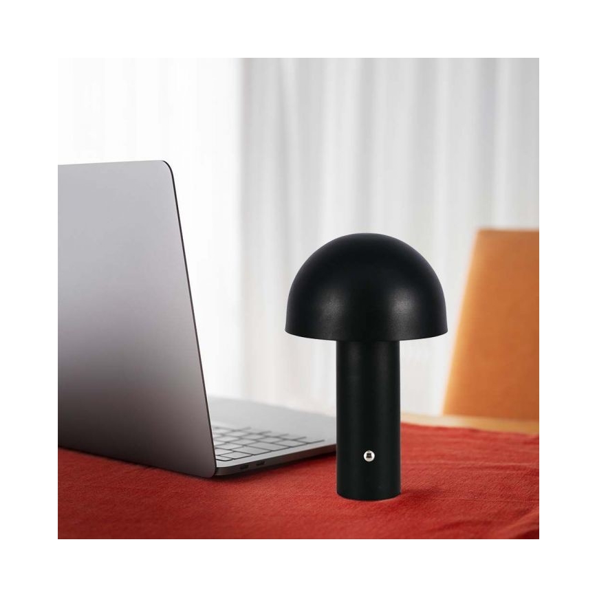 LED Lampada da tavolo touch ricaricabile e dimmerabile LED/1W/5V 3000-6000K 1800 mAh nero