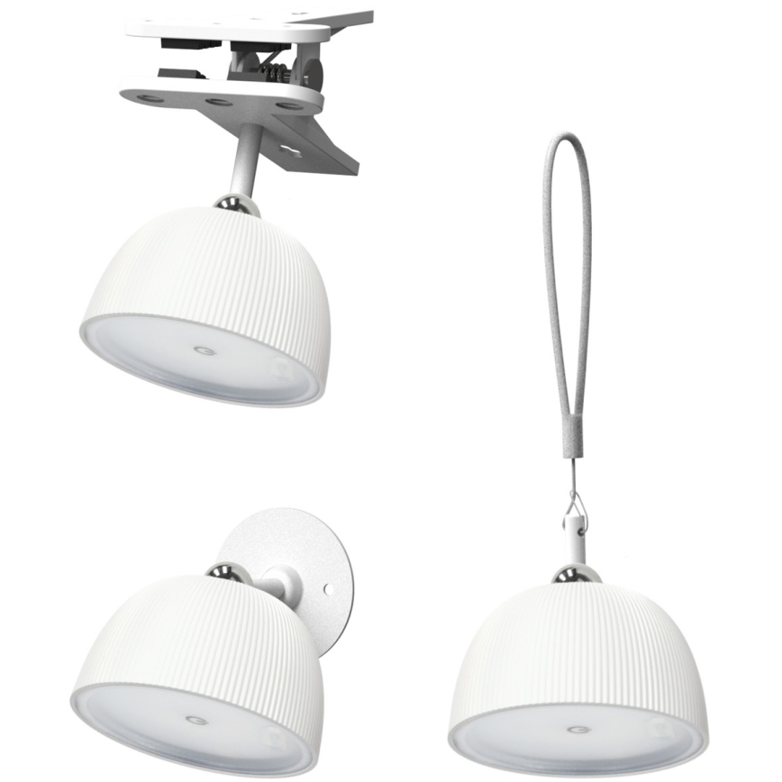 LED Lampada da tavolo ricaricabile dimmerabile LED/3,5W/5V 3000/4000/6500K IP54 bianco