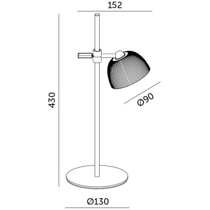 LED Lampada da tavolo ricaricabile dimmerabile LED/3,5W/5V 3000/4000/6500K IP54 nero