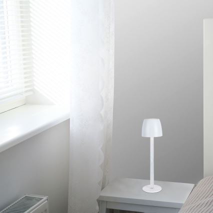 LED Lampada da tavolo touch ricaricabile e dimmerabile LED/3W/5V 3000K 1800 mAh bianco