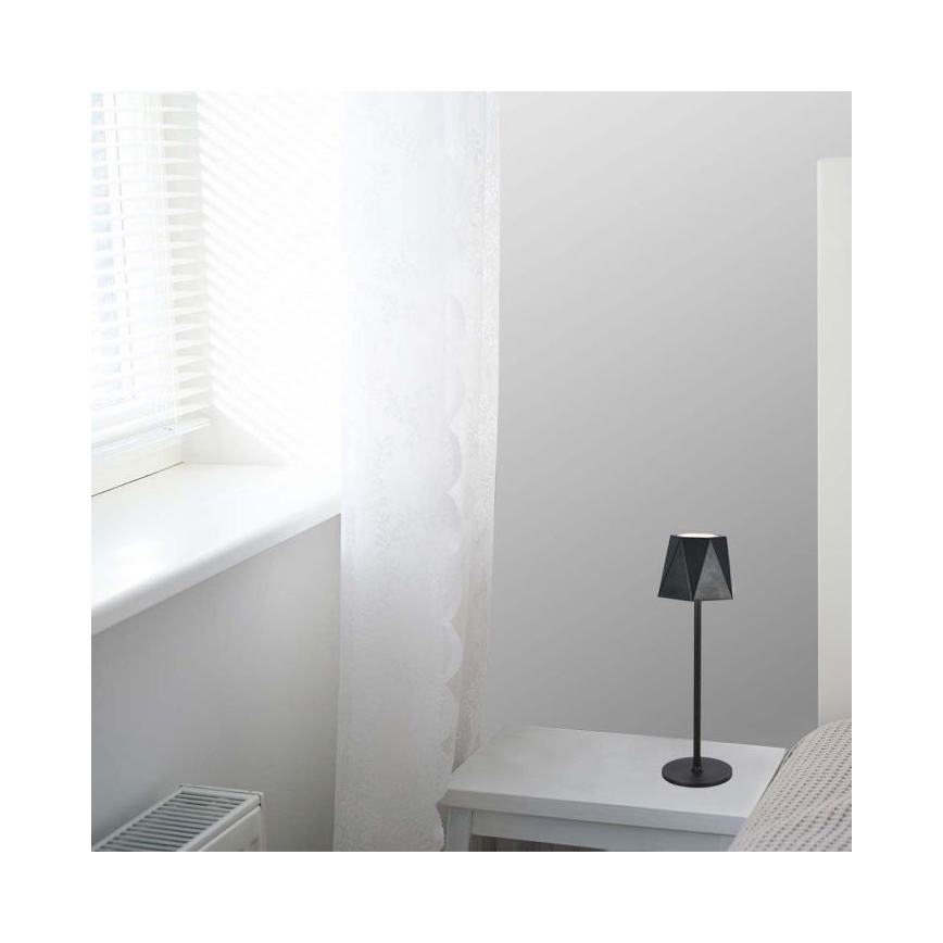 LED Lampada da tavolo touch ricaricabile e dimmerabile LED/4W/5V 3000-6000K 1800 mAh nero