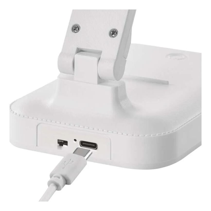 LED Lampada da tavolo ricaricabile dimmerabile LED/5W/3,7V 3000K/4000K/6500K 800mAh bianco