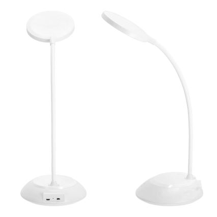 LED Lampada da tavolo ricaricabile dimmerabile VISUA LED/5W/5V 3000-5000K 1200 mAh bianco