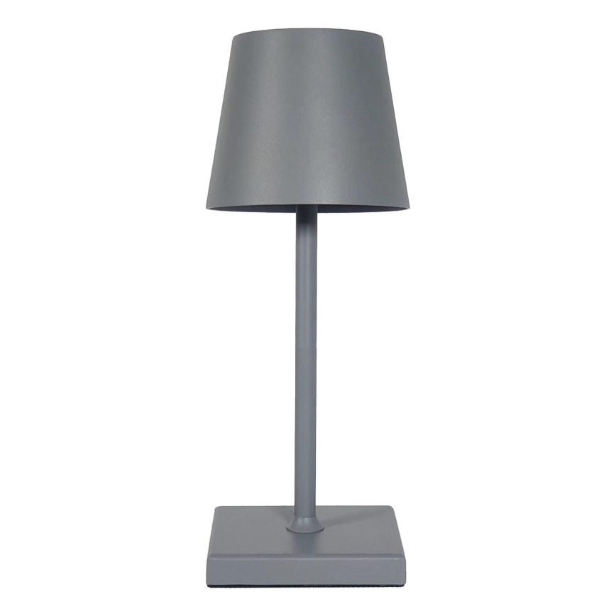 LED Lampada da tavolo touch ricaricabile e dimmerabile LED/3,5W/5V 5200mAh grigio