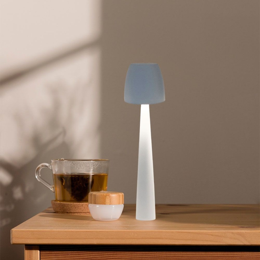 LED Lampada da tavolo touch ricaricabile e dimmerabile LED/3W/5V 3000-6000K 1800 mAh bianco