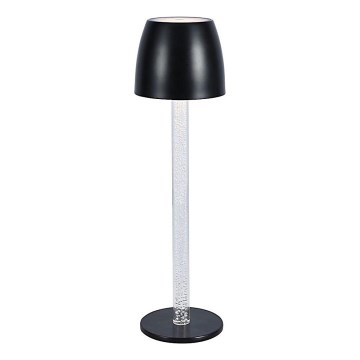 LED Lampada da tavolo touch ricaricabile e dimmerabile LED/3W/5V 3000K 1800 mAh nero