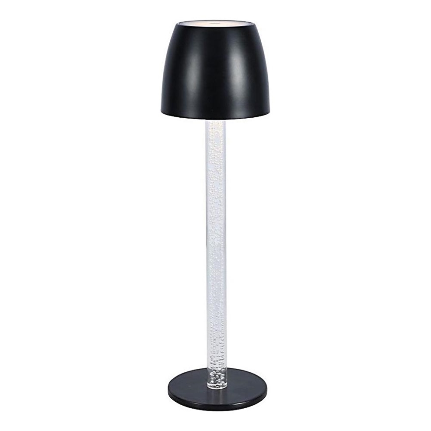 LED Lampada da tavolo touch ricaricabile e dimmerabile LED/3W/5V 3000K 1800 mAh nero