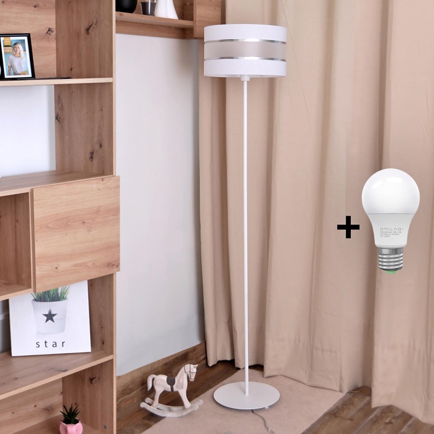 LED Lampada da terra HELEN 1xE27/15W/230V bianca