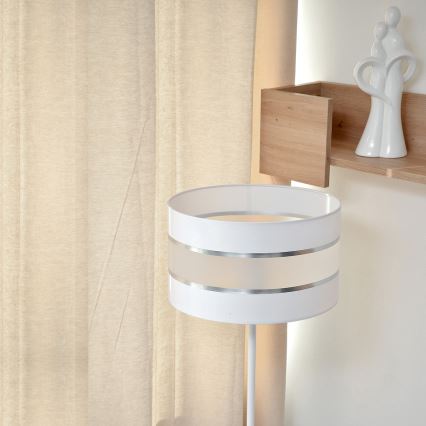 LED Lampada da terra HELEN 1xE27/15W/230V bianca