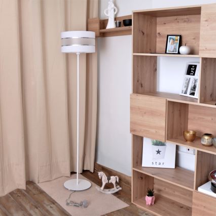 LED Lampada da terra HELEN 1xE27/15W/230V bianca