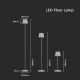 LED Lampada da terra ricaricabile e dimmerabile 3in1 LED/4W/5V 4400 mAh 3000K IP54 bianco