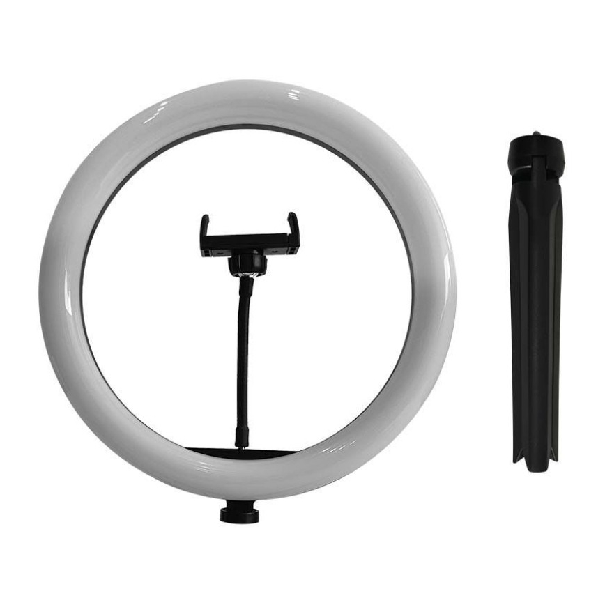 LED Lampada dimmerabile con treppiede e supporto per vlogging LED/10W/5V 3200-5500K