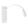 LED Lampada flessibile da parete con base USB 1xLED/8W+1xLED/2W/230V bianco