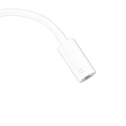 LED Lampada flessibile da parete con base USB 1xLED/8W + 1xLED/2W/230V bianco