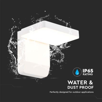 LED Lampada flessibile da parete per esterni LED/17W/230V IP65 3000K bianco