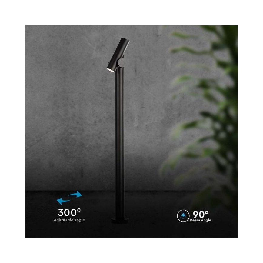 LED Lampada flessibile per esterni LED/4W/230V 3000K IP44 100 cm nero