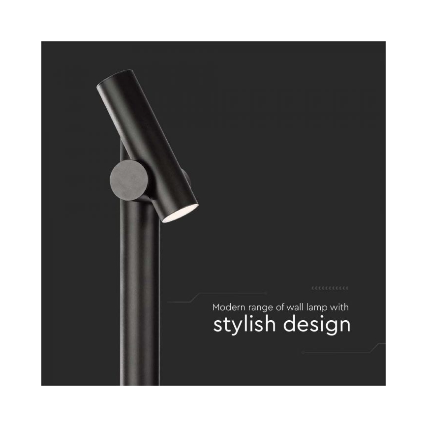 LED Lampada flessibile per esterni LED/4W/230V 4000K IP44 100 cm nero