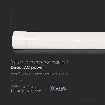 LED Lampada fluorescente LED/20W/230V 4000K 60 cm bianco