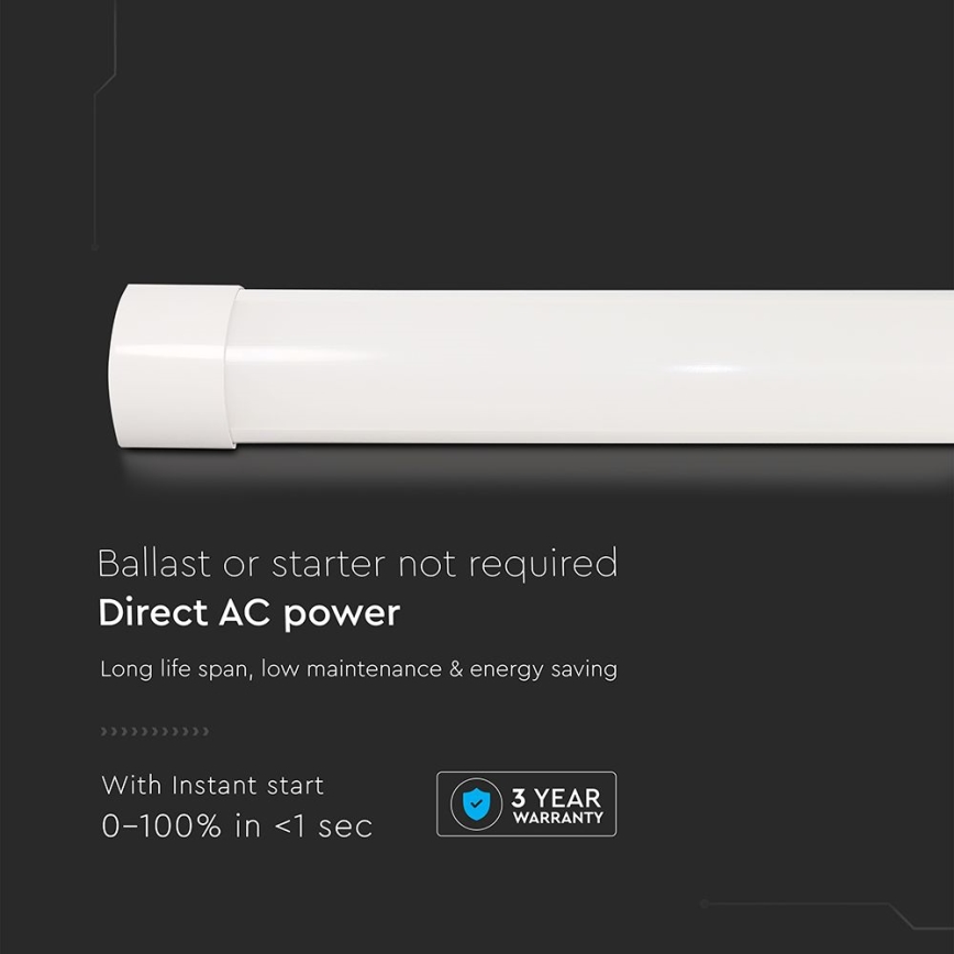 LED Lampada fluorescente LED/20W/230V 4000K 60 cm bianco