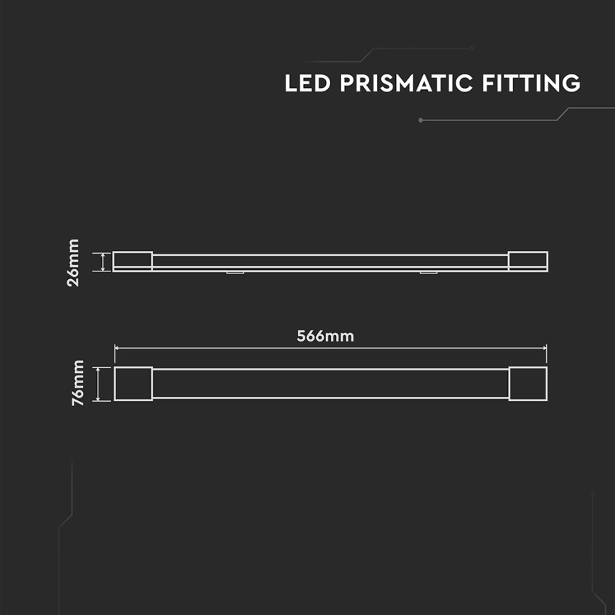 LED Lampada fluorescente LED/20W/230V 4000K 60 cm bianco