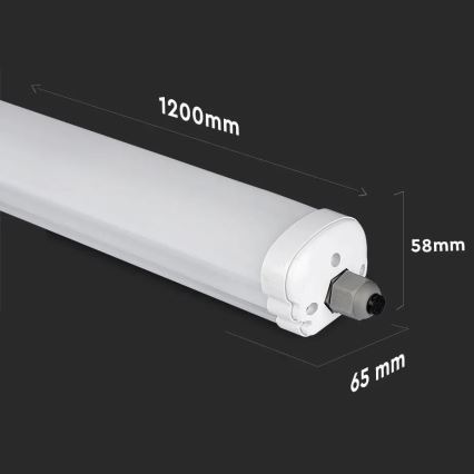 LED Lampada fluorescente per impieghi gravosi G-SERIES LED/36W/230V 4500K 120cm IP65