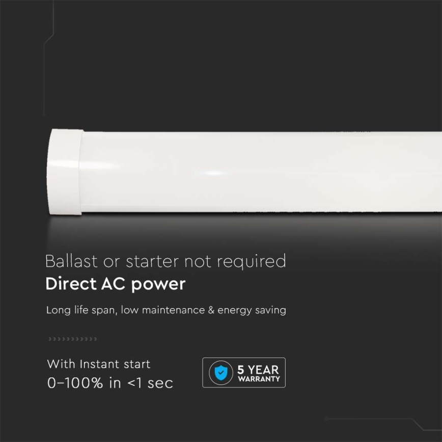 LED Lampada fluorescente SAMSUNG CHIP LED/20W/230V 6500K 60 cm