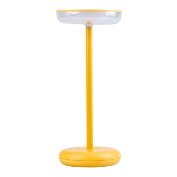 LED Lampada ricaricabile dimmerabile FLUXY LED/1,7W/1800 mAh IP44 gialla