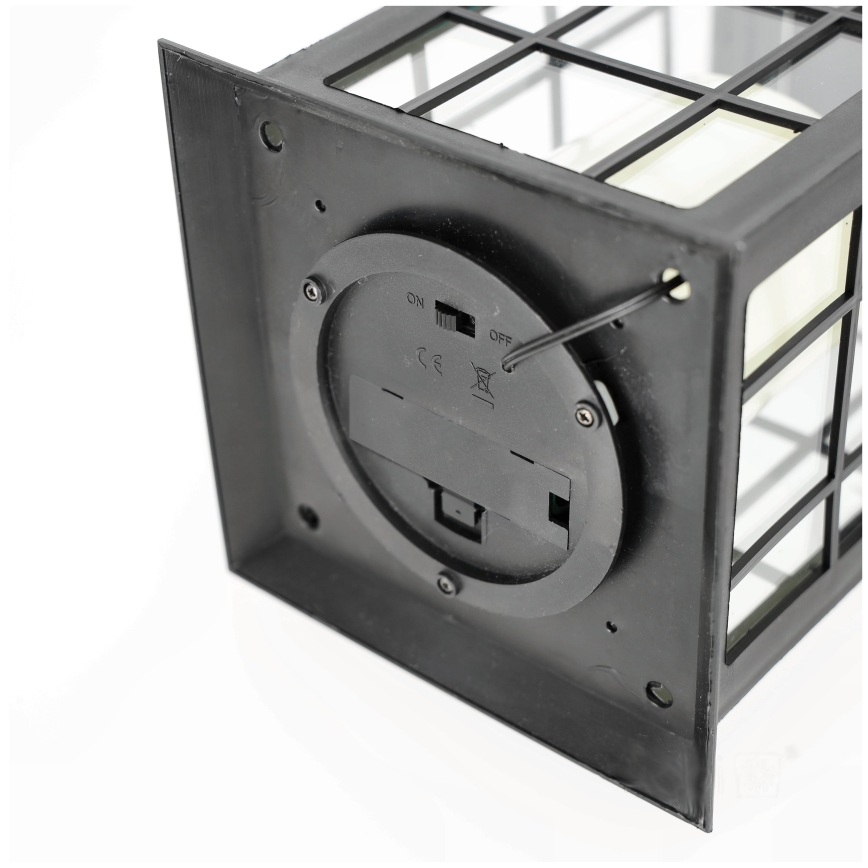 LED Lampada solare a sospensione LED/0,02W/1,2V 1xAA 2700K IP44 200 mAh nero
