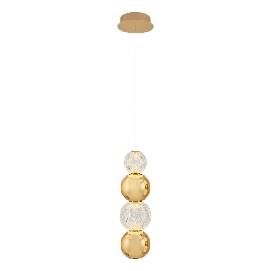 LED Lampada sospesa CREMONA LED/7W/230V 3000K dorata