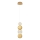 LED Lampada sospesa CREMONA LED/7W/230V 3000K dorata