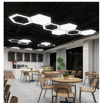 LED lampadario a cavo LED/20W/230V nero